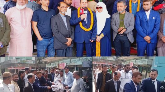 সিলেট বিমানবন্দর থেকে নেমে যুক্তরাজ্য বিএনপি নেতা জুলফিকার আলী: এম এ মালেক এর পক্ষে প্রচারণা শুরু করলেন