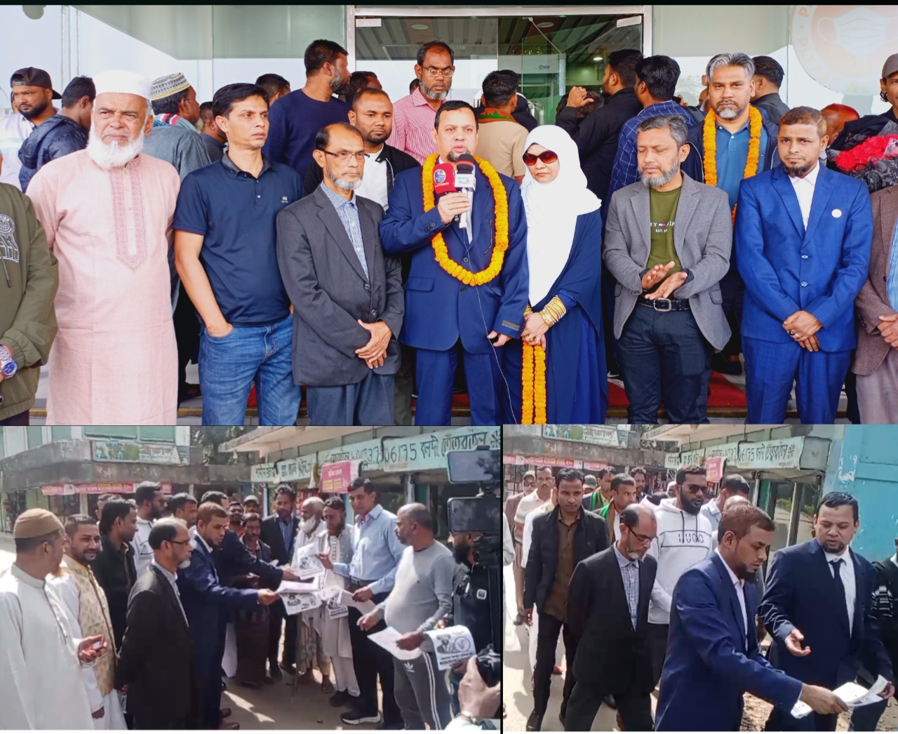 সিলেট বিমানবন্দর থেকে নেমে যুক্তরাজ্য বিএনপি নেতা জুলফিকার আলী: এম এ মালেক এর পক্ষে প্রচারণা শুরু করলেন