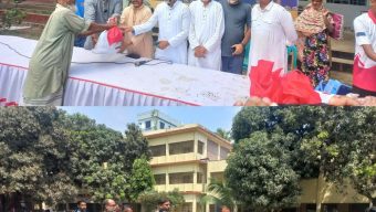 সিরাজগঞ্জে ‘সুখপাখি’র উদ্যোগে ৩৪০ পরিবারের মাঝে ঈদ উপহার বিতরণ