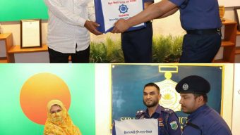 সিরাজগঞ্জে শহীদ পুলিশ সদস্যদের পরিবারকে আইজিপির ঈদ শুভেচ্ছা ও উপহার প্রদান