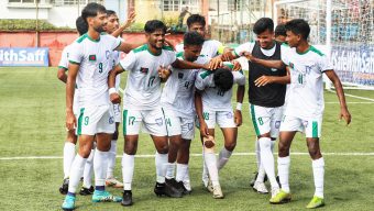 অনূর্ধ্ব-২০ সাফ: রোনান সুলিভানের জোড়া গোলে পাকিস্তানকে হারাল বাংলাদেশ