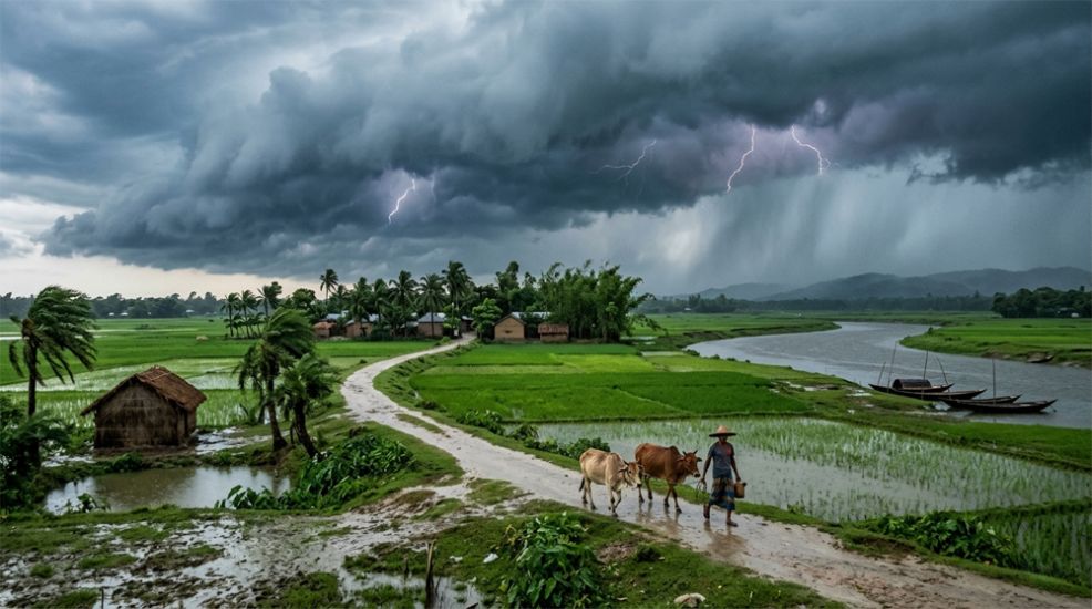 সিলেটসহ ৫ অঞ্চলে ঝোড়ো হাওয়ার পূর্বাভাস, নদীবন্দরে সতর্কসংকেত