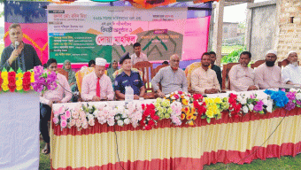 কোম্পানীগঞ্জে রাজনগর নতুন বাজার উচ্চ বিদ্যালয়ের বিদায় ও বরণ অনুষ্ঠান সম্পন্ন