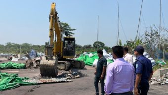ভেদরগঞ্জে পরিবেশের জন্য হুমকি সেই অবৈধ সিসা কারখানা গুঁড়িয়ে দিল প্রশাসন