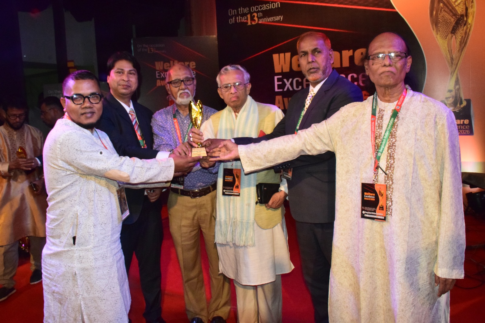 ওয়েলফেয়ার এক্সিলেন্সি অ্যাওয়ার্ড ২০২৬-এ স্বীকৃতি পেলেন এড, সালেহ চৌধুরী