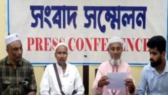 সংবাদ সম্মেলনে সমছু উদ্দিন খাঁন জমির দখল ছাড়তে সাদ্দামের হুমকি, নিরাপত্তা নিশ্চিতের দাবি