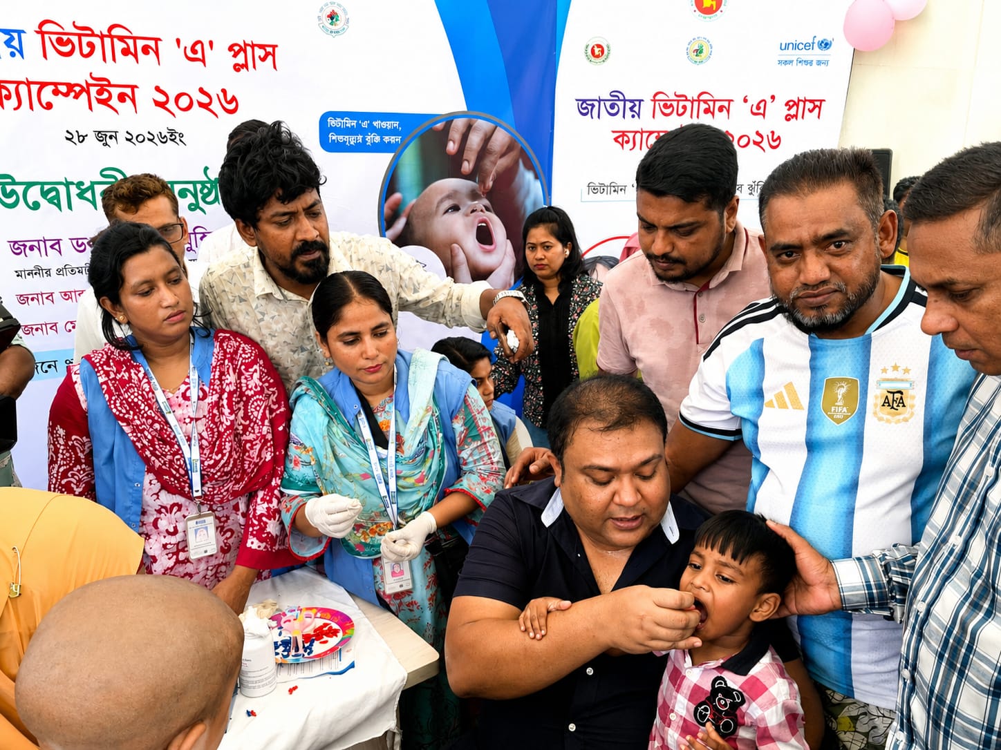 জাতীয় ভিটামিন ‘এ প্লাস’ ক্যাম্পেইন অনুষ্ঠিত