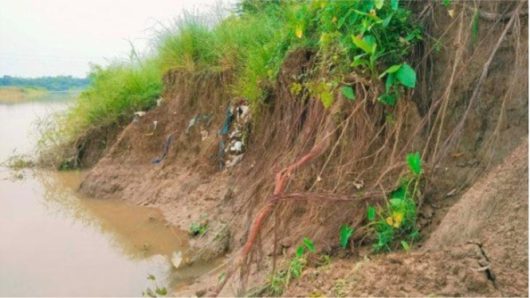 গোলাপগঞ্জে শিংপুর ডাইক ভাঙন, আতঙ্কে এলাকাবাসী