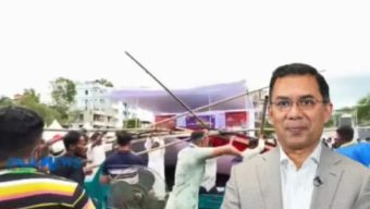 শ্রীমঙ্গলে প্রধানমন্ত্রী পৌঁছানোর আগেই সভাস্থলে দুর্ঘটনা