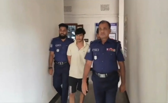 সুনামগঞ্জের তাহিরপুরের বাদাঘাটে ধর্ম অবমাননার অভিযোগে দীপ্ত রায় গ্রেফতার ও কারাগারে প্রেরণ