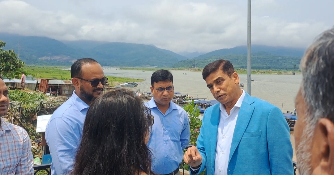 কোম্পানীগঞ্জে ভোলাগঞ্জ সাদা পাথর এলাকায় বাপাউবো’র চলমান প্রকল্প পরিদর্শন করেছেন পানি সম্পদ মন্ত্রণালয়ের প্রতিমন্ত্রী