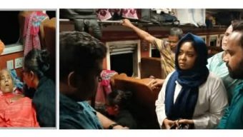 চলন্ত ট্রেনে অসুস্থ খোদেজা বেগম , তিন চিকিৎসকের মানবিক সেবায় সুস্থ