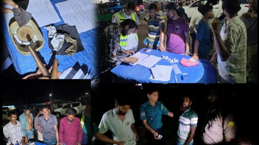রাতভর ভ্রাম্যমাণ আদালতের অভিযানে নগরজুড়ে চিরুনি