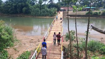 ছাতক- কোম্পানীগঞ্জ সীমান্তে স্বপ্নের অগ্রযাত্রা সেতুর উদ্বোধন