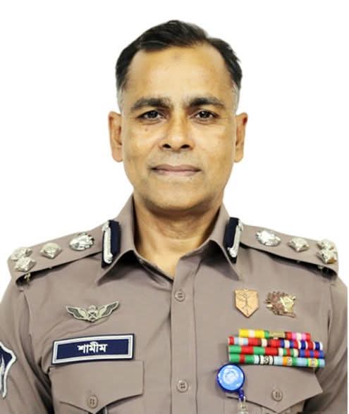 সিলেট মেট্রোপলিটন পুলিশের নতুন কমিশনার সারোয়ার মুর্শেদ শামীম।