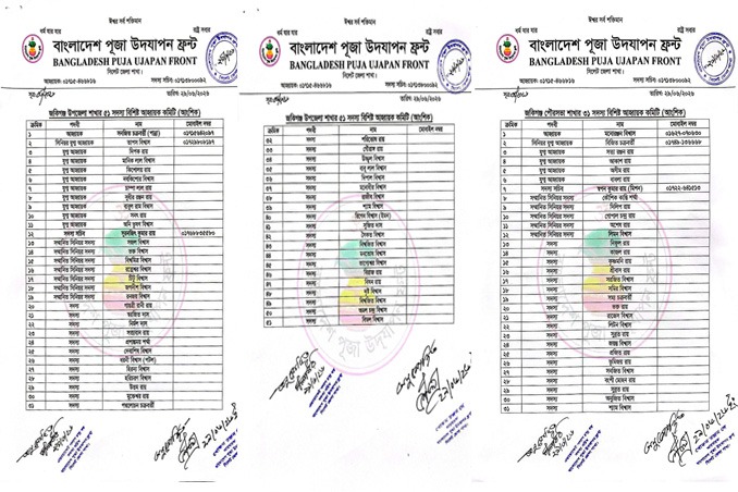 বাংলাদেশ পূজা উদযাপন ফ্রন্ট জকিগঞ্জ উপজেলা ও পৌর শাখার আহ্বায়ক কমিটি গঠন