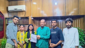 এমসি কলেজ গণতান্ত্রিক ছাত্র কাউন্সিলের স্মারকলিপি পেশ