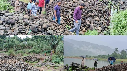 কোম্পানীগঞ্জের উৎমা ছড়ায় মোবাইল কোর্টে ৯৪ হাজার ৩৯০ ঘনফুট পাথর জব্দ