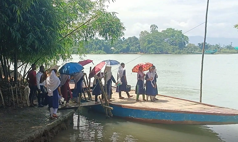 ইজারা নিয়েও তাহিরপুরের ফাজিলপুর ঘাটের সম্পূর্ণ দখল না পাওয়ার অভিযোগ ইজারাদার রেজুয়ানের