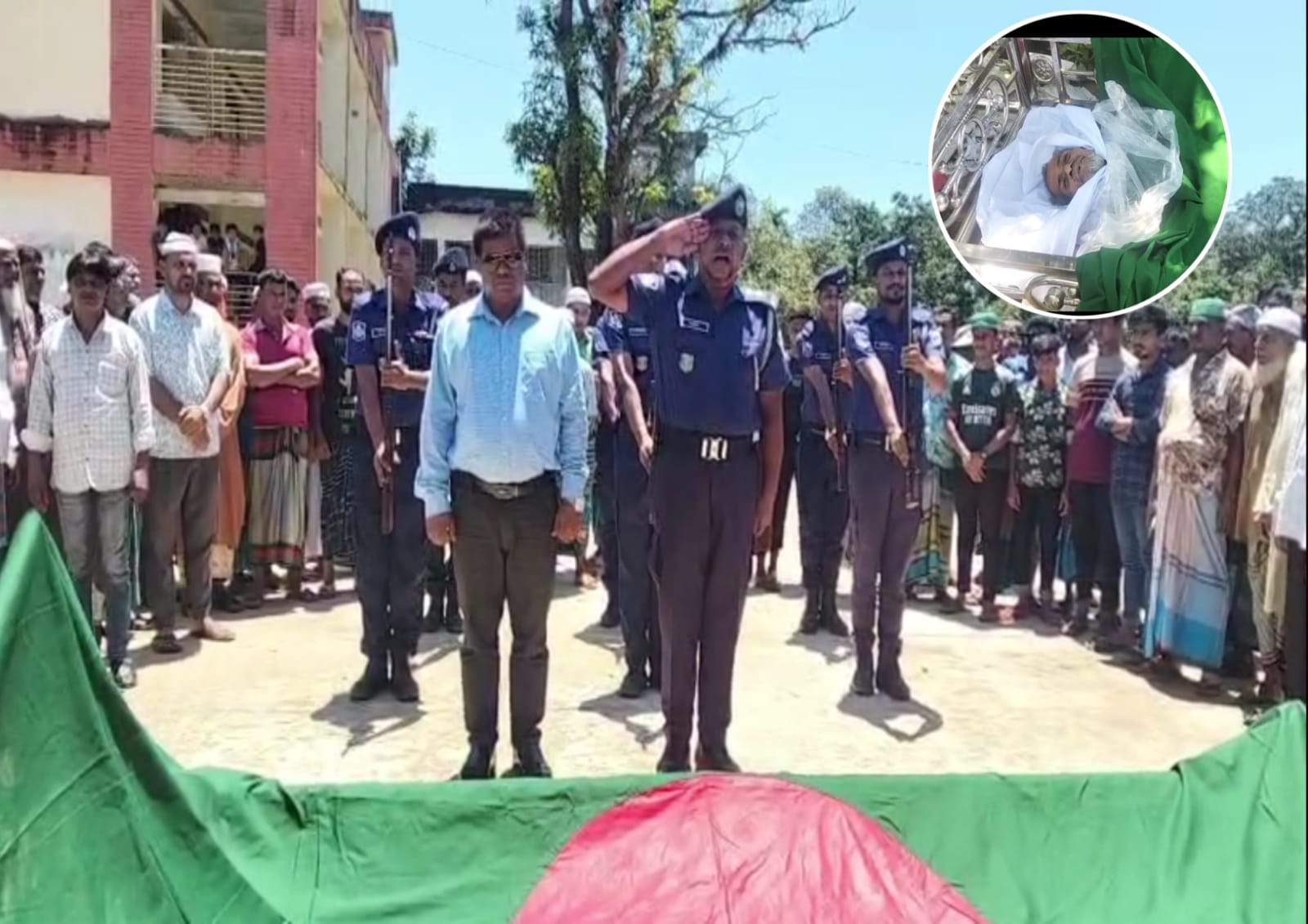 মধ্যনগরের, বীর মুক্তিযোদ্ধা আব্দুল মজিদ রাষ্ট্রীয় মর্যাদায় চিরবিদায়