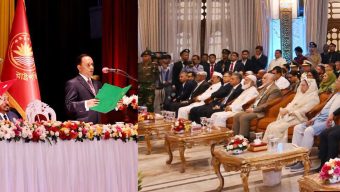 গণপ্রজাতন্ত্রী বাংলাদেশের ২৩তম মহামান্য রাষ্ট্রপতি হিসেবে শপথগ্রহণ করেছেন মির্জা ফখরুল ইসলাম আলমগীর