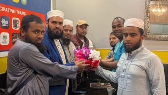 ফ্রান্স জমিয়তের পক্ষ থেকে মাওলানা শফিকুল ইসলামকে বিদায়ী সংবর্ধনা