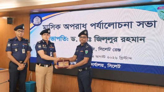 সিলেট রেঞ্জের শ্রেষ্ঠ অফিসার মৌলভী বাজার মডেল থানার ওসি সাইফুলের উক্তি