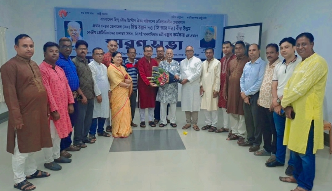 সিলেটে বাংলাদেশ পূজা উদযাপন পরিষদ কেন্দ্রীয় কমিটির নেতৃবৃব্দের সাথে সুনামগঞ্জ জেলা কমিটির নেতৃবৃন্দের সৌজন্যে সাক্ষাৎ