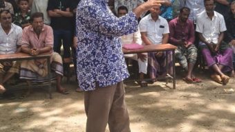সুনামগঞ্জের গৌরারং ইউপির সরকারী প্রাঃ বিদ্যালয় মাঠে মাদকের বিরুদ্ধে ওসি রতন শেখের সচেতনতামূলক সভা