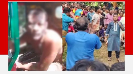 চুরির অভিযোগে তিন জনকে আটক করে হাত-পা বেঁধে মারধরের অভিযোগ