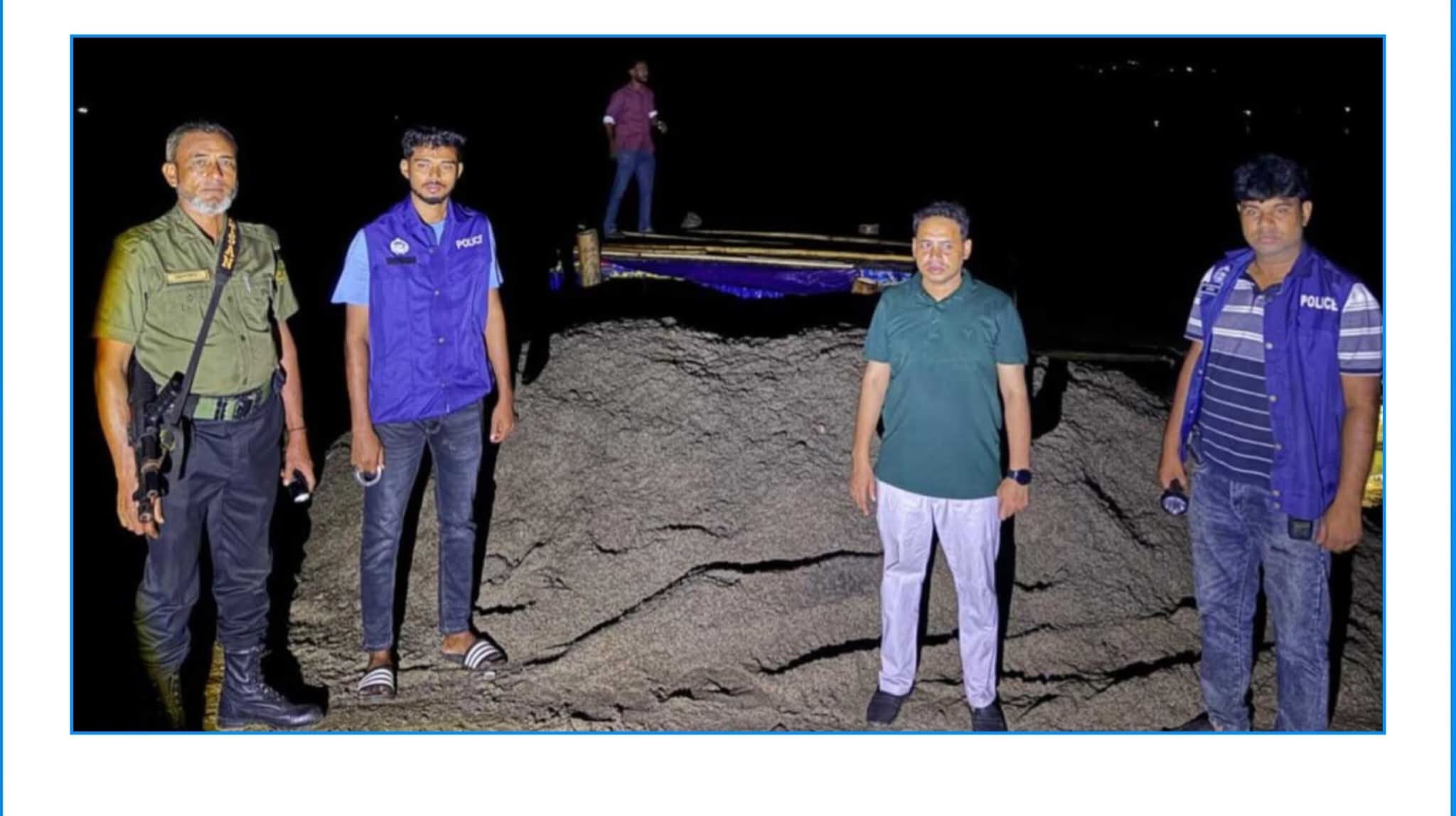 ইসিএ থেকে অবৈধ ভাবে বালু উত্তোলন বন্ধে বিশেষ অভিযান পরিচালনা