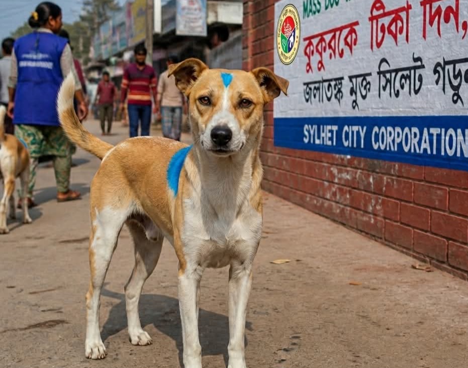 সিলেটে বেওয়ারিশ কুকুরের টিকাদান শুরু সোমবার