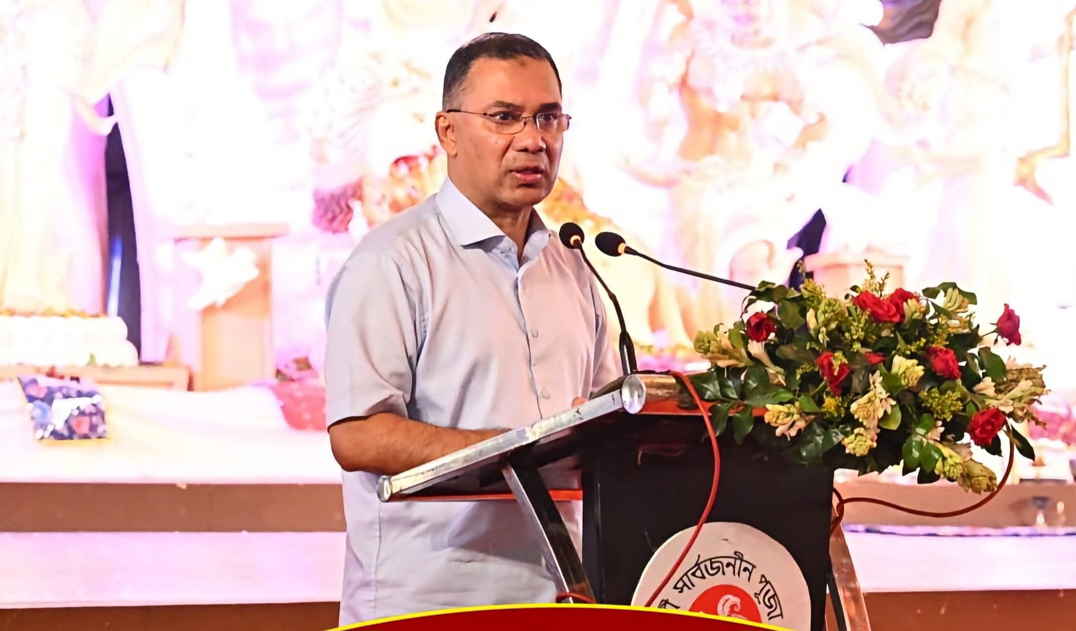 পূজামণ্ডপ পরিদর্শনে প্রধানমন্ত্রী তারেক রহমান