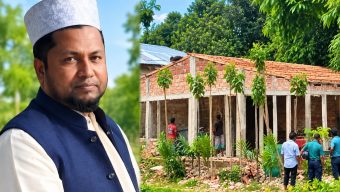 খাদিমনগরে খাস ও চা বাগানের জমি দখলের নেপত্যে “হাফিজ ইসহাক” বহাল অবৈধ স্থাপনা