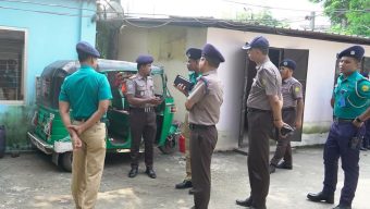 দক্ষিণ সুরমা পুলিশ ফাঁড়িতে এসএমপি কমিশনারের আকস্মিক পরিদর্শন