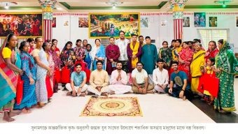 সুনামগঞ্জে আন্তর্জাতিক কৃষ্ণ অনুরাগী জাগ্রত যুব সংঘের উদ্যোগে শতাধিক অসহায় মানুষের মাঝে বস্ত্র বিতরণ