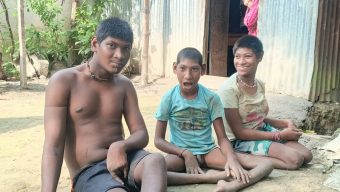 শাল্লায় একই পরিবারে তিন প্রতিবন্ধী সন্তানদের নিয়ে চরম কষ্টে জীবনযাপন করেছেন পিতামাতা