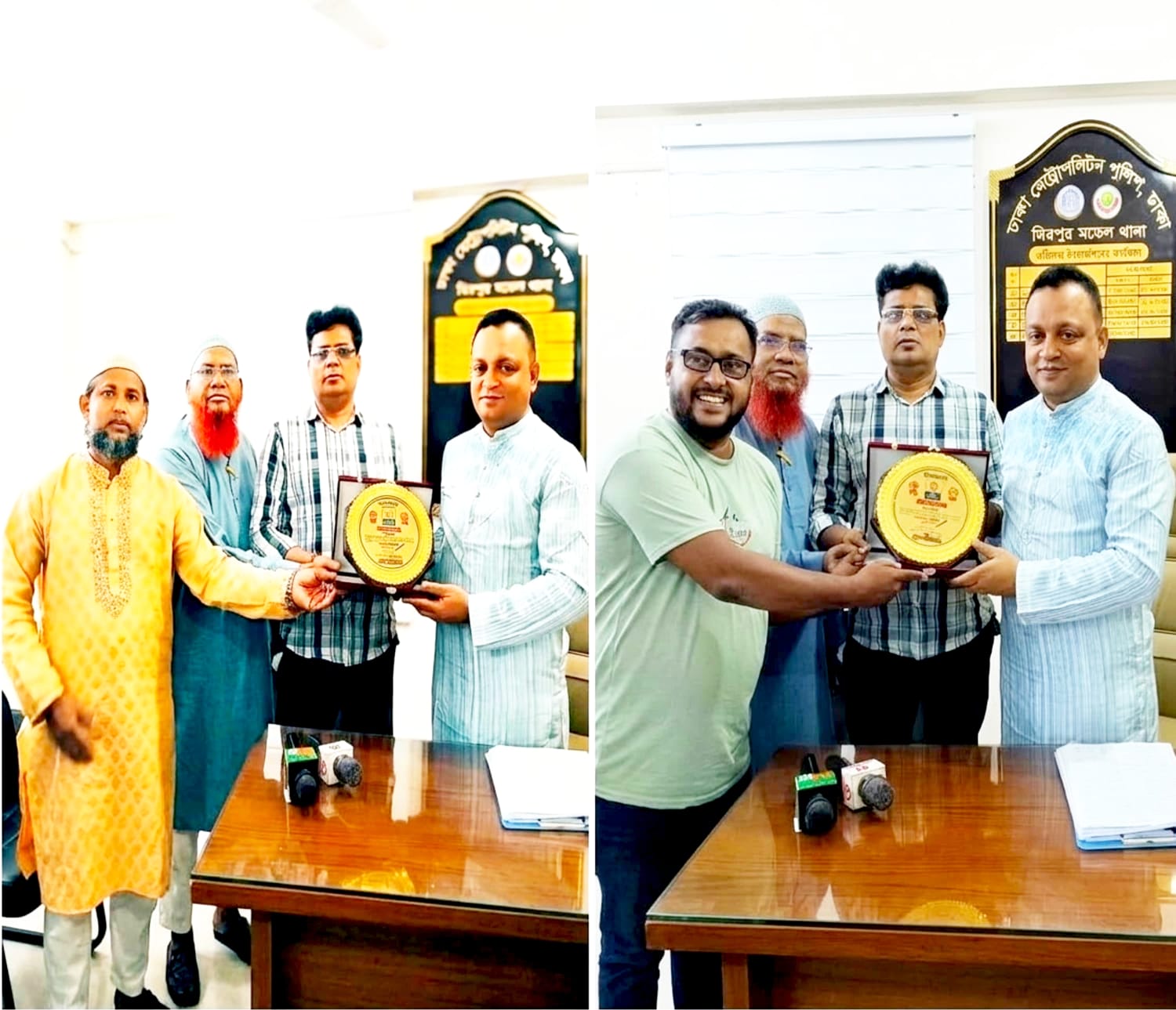 জননিরাপত্তা ও অপরাধ দমনে বিশেষ অবদান: গুণীজন সম্মাননা স্মারক পেলেন ওসি মোঃ হাফিজুর রহমান পিপিএম