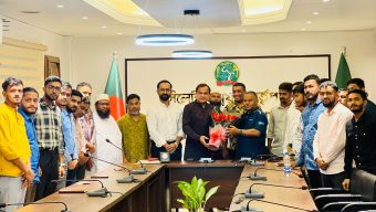 রংপুর উন্নয়ন কর্তৃপক্ষের চেয়ারম্যান মো. সামসুজ্জামান সামুকে সংবর্ধনা দিল সিউক