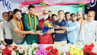 সৈয়দনী বাগে সংবর্ধিত যুবদলের দুই নেতা দিনার-হাবিব, সম্মাননা পেলেন অ্যাডভোকেট মাহতাব